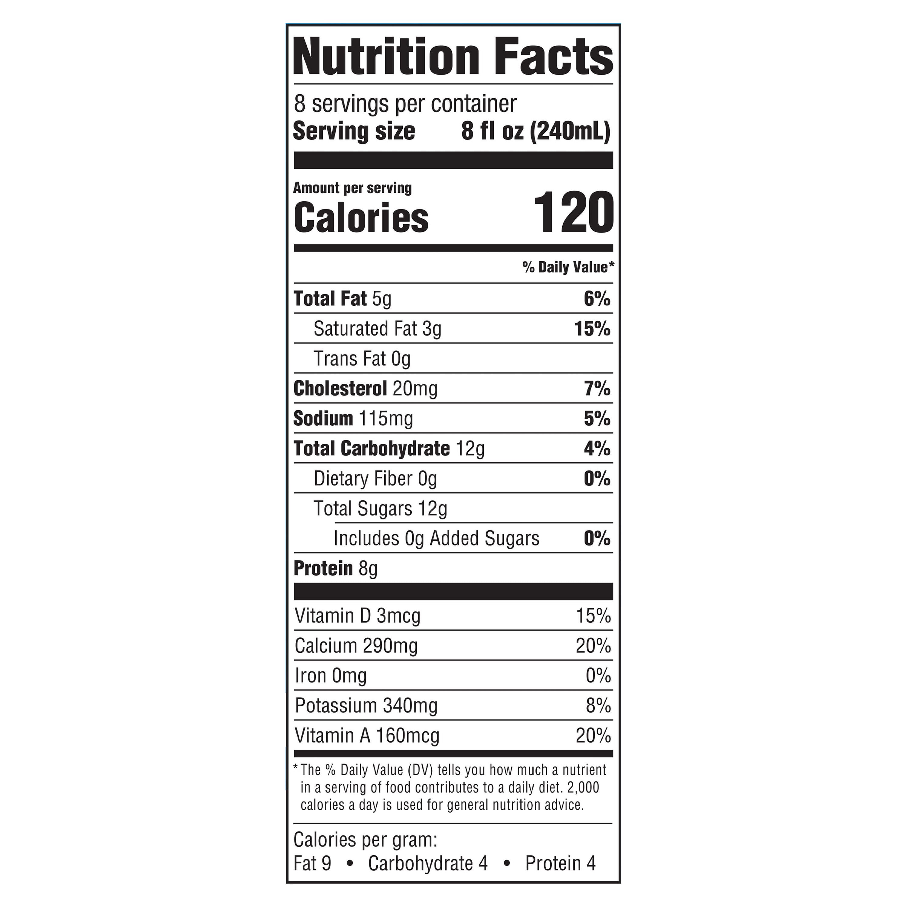 Great Value Organic 2% Reduced Fat Milk, Half Gallon, 64 fl oz