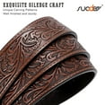 thumbnail image 6 of SUOSDEY Cowboy Belts for Men Women Western Belts Cowgirl Embossed Belt Country Belts for Jeans Christmas Gifts, 6 of 6