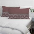 thumbnail image 3 of Boho Red Brown Flower Pillow Covers, Linen Long Throw Pillow Case, Abstract Bohemia Pesley Floral Holiday Pillow Protector Decorative Cushion Cover for Living Room/Bedroom 20" x 26", 3 of 8