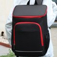 thumbnail image 2 of Sonducket Bolsa de almuerzo aislada a prueba de fugas, comida fresca en picnics, mochila de almuerzo aislada, amplia gama de usos Mochilas de mochilero Negro, 2 of 6