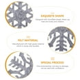 thumbnail image 5 of 12Pcs Christmas Snowflake Shape Cup Mats Creative Household Xmas Coasters, 5 of 6