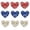 Multicolor L, variant on ZZAIXHL 9pcs Wicker Balls, Valentine's Day Ball Decorative, Heart Shaped and Round Wicker Dried Balls for Party Wedding