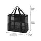 thumbnail image 4 of Bolsa de almacenamiento de malla de gran capacidad | Bolsa organizadora de nailon transparente | Bolso bandolera de playa para trajes de baño, juguetes, artículos varios | Duradero y fácil de, 4 of 7