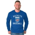 thumbnail image 5 of Buckets And Baseball Dubble Bubble Long Sleeve TShirt Men Women Brisco Brands M, 5 of 6