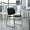 Black Plastic/Black Frame, variant on Emma + Oliver Gray Ultra-Compact School Stack Chair - Office Guest Chair/Student Chair