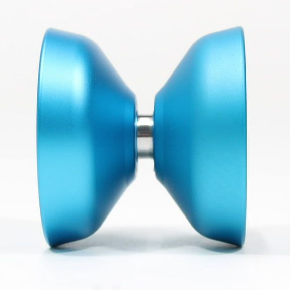 YoYoFactory GenPop Yo-Yo - Wide 7068 Aluminum Monometal YoYo (Aqua)