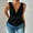 Black, variant on Oplxuo Women's Plus Size Cowl Neck Tank Top Dressy Deep V Sexy Blouse Sleeveless Summer Business Going Out Shirts