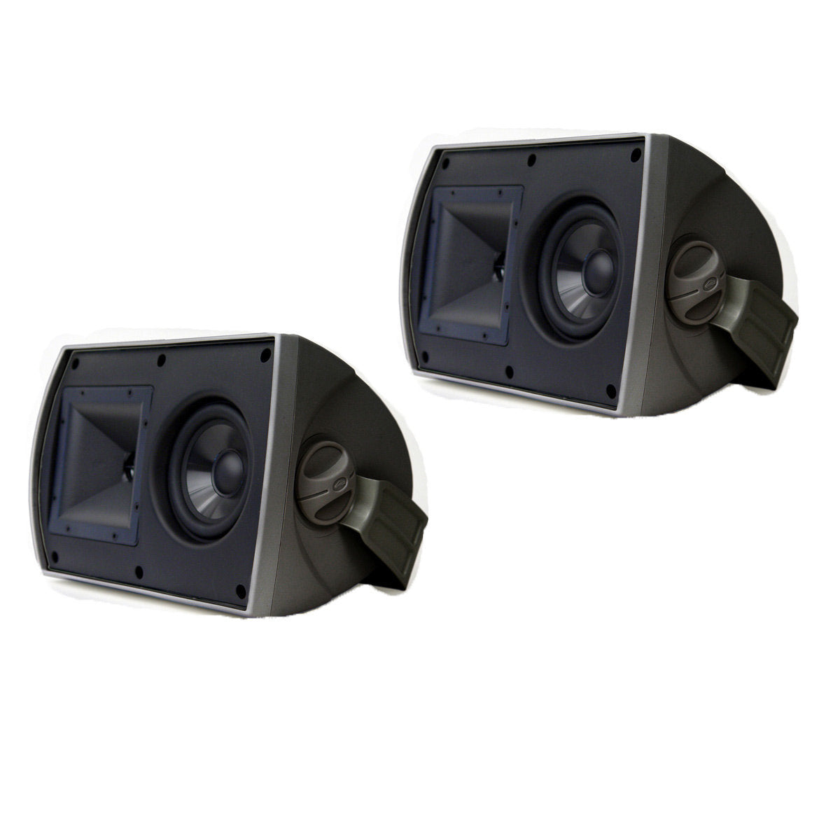 Restored Klipsch AW-525 Indoor/Outdoor Speakers All-Weather Outdoor Speaker - Black (Pair) (Refurbished) - image 4 of 5