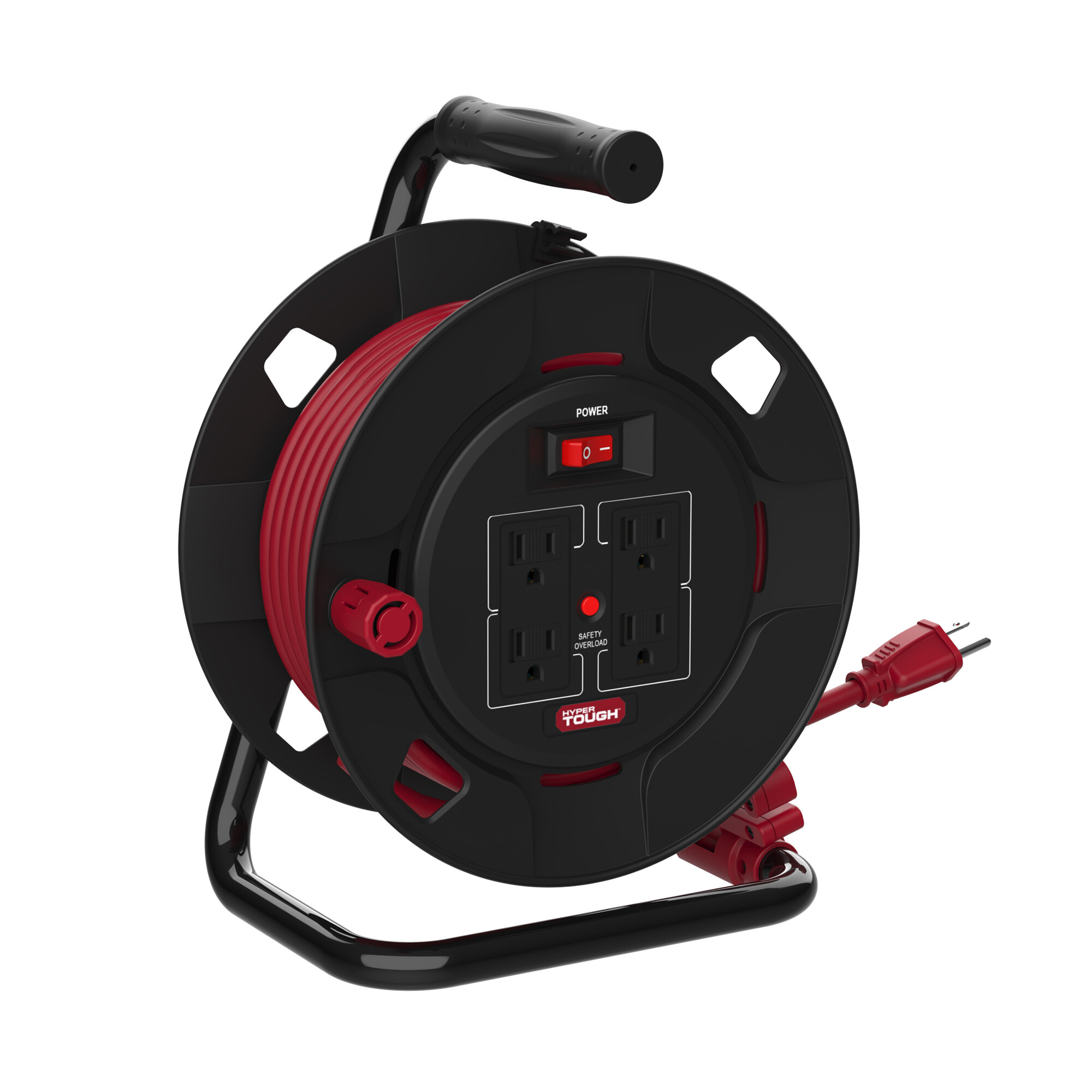 Hyper Tough 50-Foot Cord Reel with 4 Power Outlets photo 3