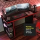 thumbnail image 4 of Madesa Escritorio Gamer Para Computador Negro/Rojo 1, 4 of 5