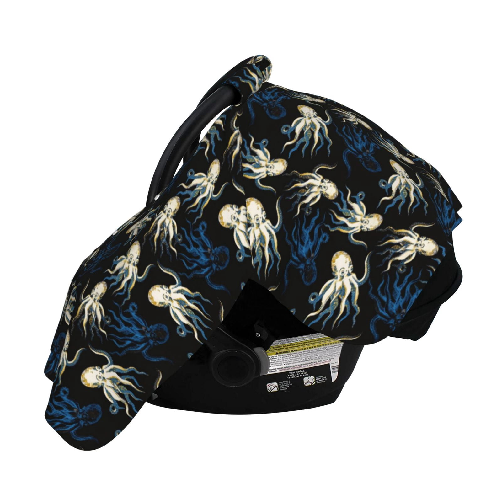 Naloa Octopus 1 Baby Car Seat Cover, Breathable Baby Carrier Cover, Multiuse Baby Carrier Cover & Nursing Breastfeeding Cover