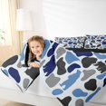 thumbnail image 4 of Feelyou Rustic Bear Animal Twin Comforter Sets, Vintage Blue Camo Bedding Set, 2-Piece, 4 of 8