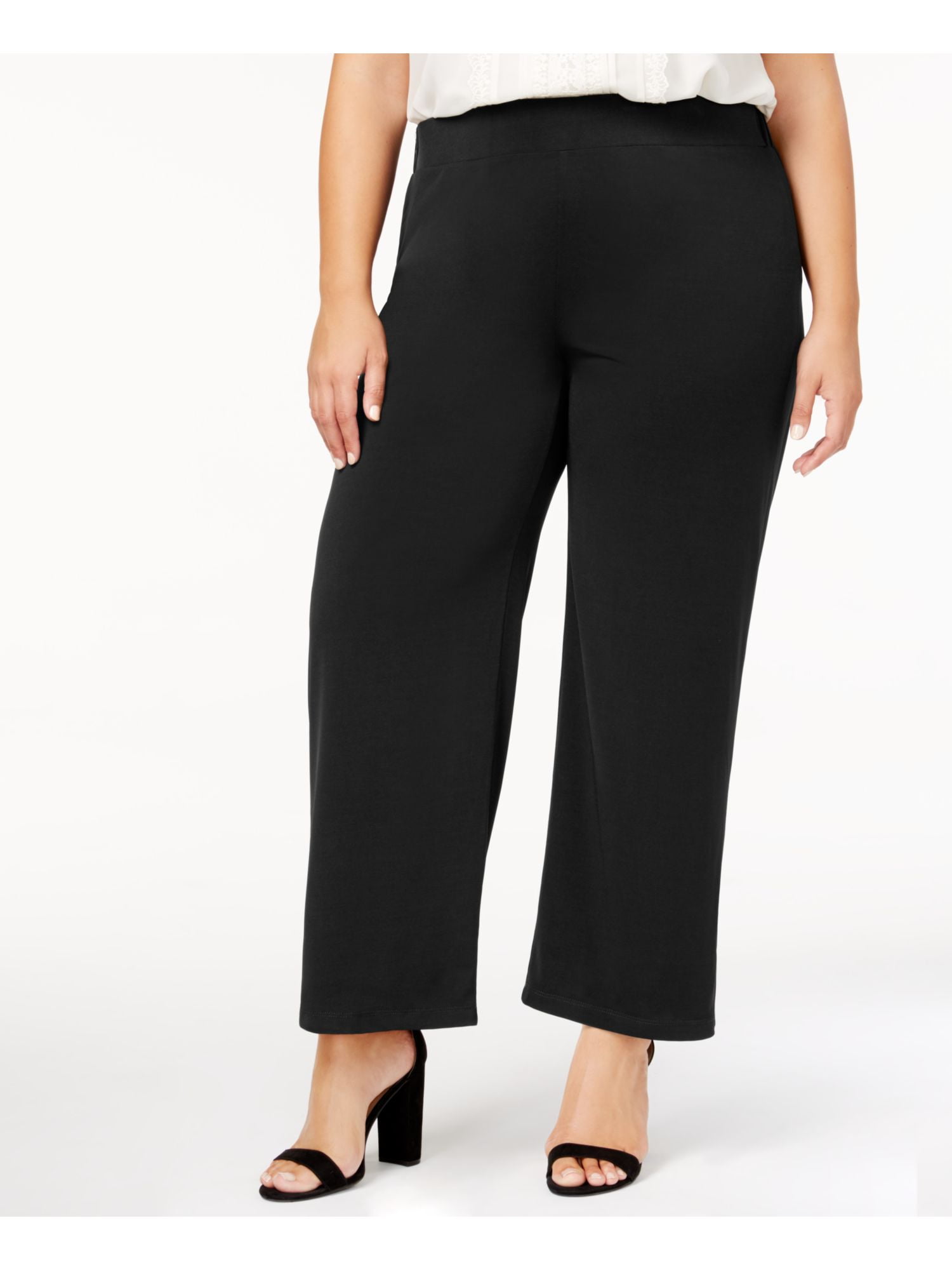 black pull on pants