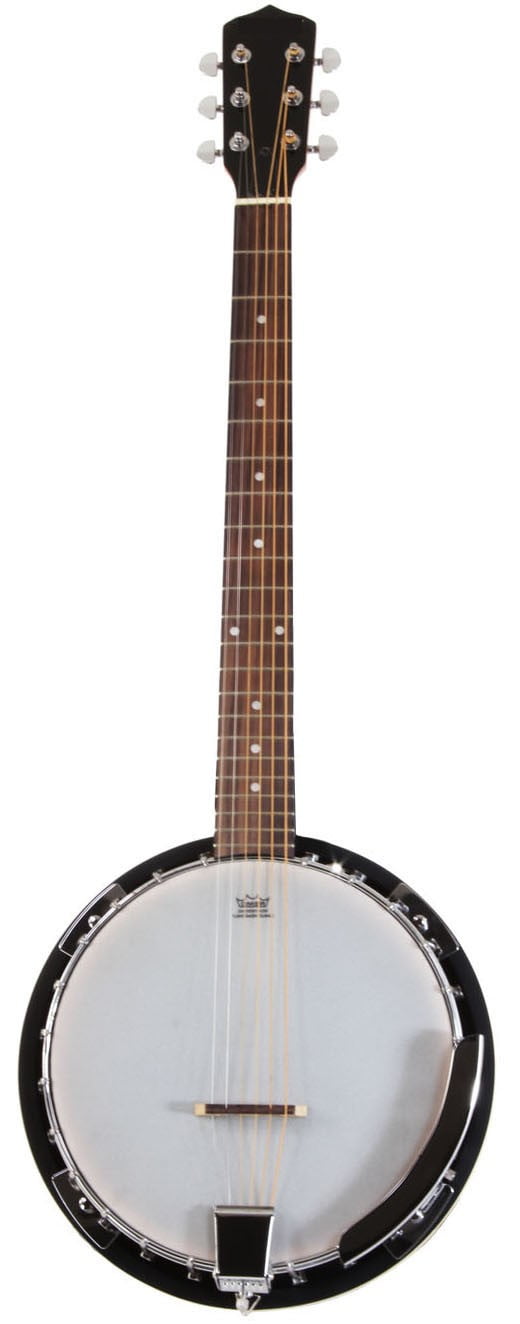 Jameson Guitars 6 String Banjo Guitar Left Handed With Closed Back