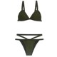 thumbnail image 4 of Bikini de mujer sexy Empalme sólido Traje de baño de dos piezas Traje de baño Conjunto de ropa de playa Fridja  nalpqowj21742, 4 of 4