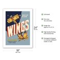 thumbnail image 2 of Wings - An Epic of the Air - Starring Clara Bow and Gary Cooper - First Oscar Winner for Best Picture - Vintage Film Movie Poster c.1927 - Bamboo Fine Art 290gsm Paper Print (Unframed) 18x24in, 2 of 4