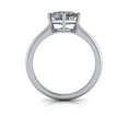 thumbnail image 3 of 1.00 Ct Princess Shape Diamond Engagement Rings for her Solid 950 Platinum, 3 of 6