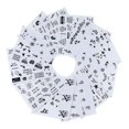 thumbnail image 1 of kusrkot 12 Pack Girls Cute Nail Art Water Transfer Stickers Key Manicure Tips Decals, 1 of 9