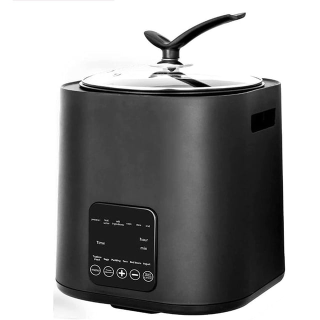 Olla De Perla Totalmente Automática, Fabricante Comercial De Perlas De Té Con Leche De 9 L, Olla De Perla Tapioca Boba De 1300 W Con Panel De Control Inteligente, Olla De Té Con Leche Boba