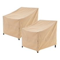 WJ-X3 Waterproof Patio Outdoor Adirondack Lounge Chair Cover, 34" W x 36" D x 36" H", Beige