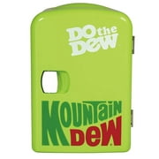 Mountain Dew, 6-Can Mini Personal Fridge Cooler, MIS134MD, Green
