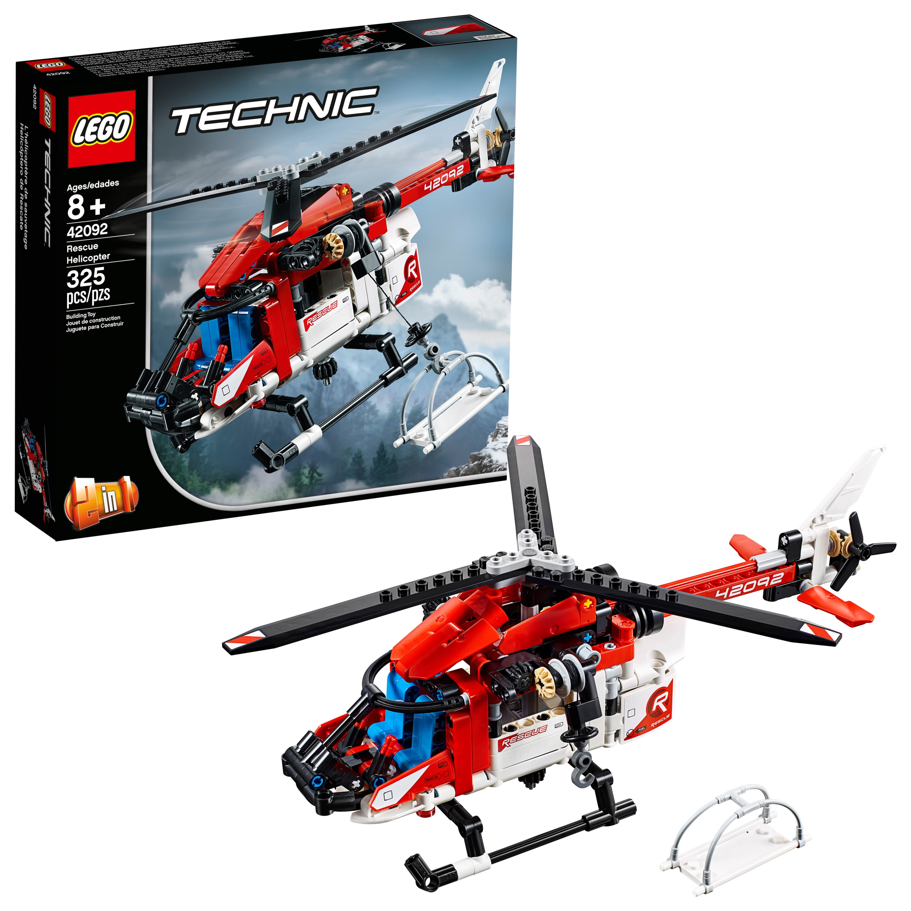 creatief inval Trek LEGO Technic Rescue Helicopter 42092 - Walmart.com