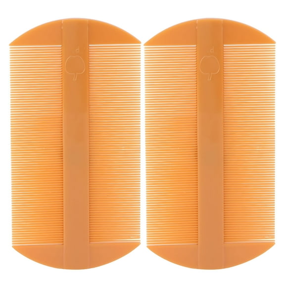 ACDANC Vintage Plastic Lice Combs Double Sided for Effective Lice Removal