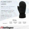 thumbnail image 5 of HOTFINGERS Flurry ll Mitt Ladies Alpine Sport Mittens, Color: Black, Size: L, 5 of 6