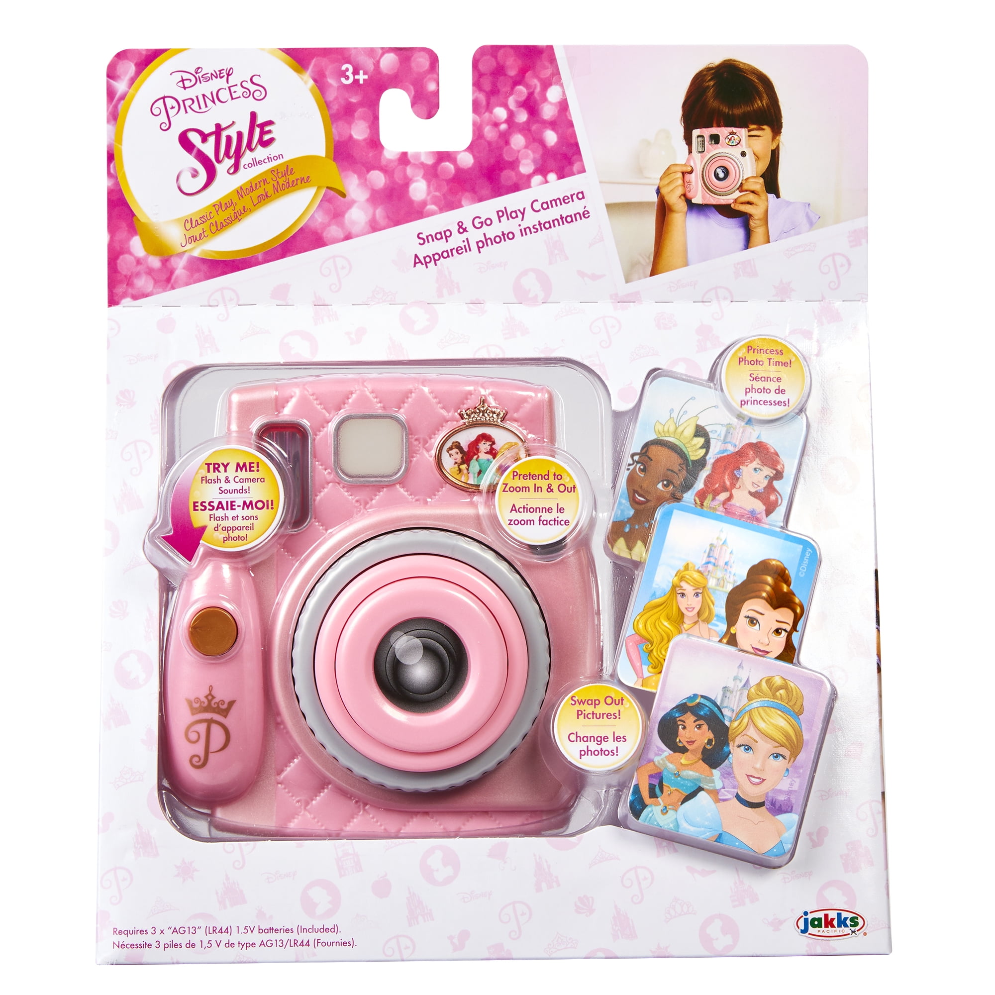 disney princess style collection snap and go play camera