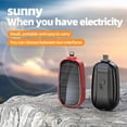 thumbnail image 4 of Mini Solcellsladdare Powerbank Bärbar Nyckelring Powerbank Kompatibel med Mobiltelefon 1200mAh, 4 of 5