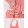 thumbnail image 6 of VeFlora Women & Men Multi-Pocket Sling Crossbody Bag, Adjustable Water-Resistant Chest Backpack, Lightweight Casual Purse for Work Travel Outdoor Daily Use(Pink/One Size), 6 of 7