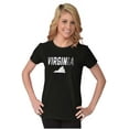 thumbnail image 4 of Virginia Funny Pun Tourist Souvenir Womens Slim Fit Graphic Tee Brisco Brands S, 4 of 5