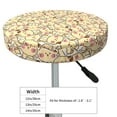 thumbnail image 4 of Susaid Cute Cats 4 Print Elastic Bar Stool Cover Personalized Washable Stool Cover for Barbershop Home Bar Kitchen-14 inch, 4 of 7