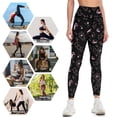 thumbnail image 4 of Draculaura Pink - Pastel Goth Vampire with Fangs Coffins Bats Tiling Design Leggings sportswear woman gym 2024 Womens Leggings, 4 of 6
