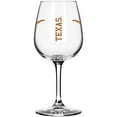 thumbnail image 2 of Logo Chair 515415 12 oz NCAA Texas Longhorns Gameday Stemmed Wine Glass, 2 of 2