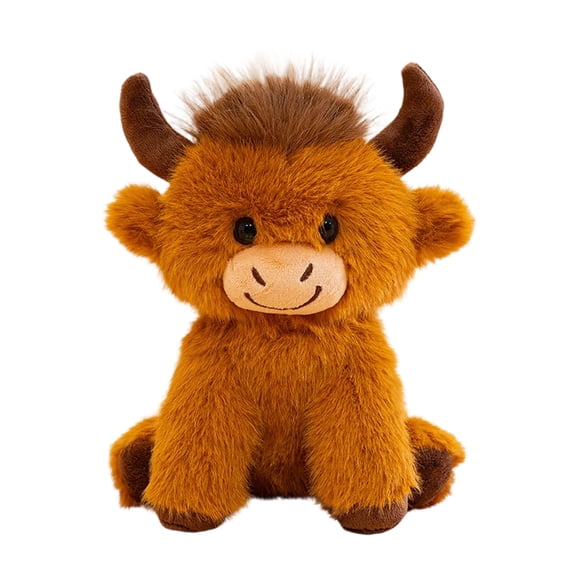2026 Graduation Plush -9.84" Highland Cow Stuffed Animal, Cute Stuffed Toy with Graduation Cap and Sash, Graduation Card Gifts Soft Stuffy Decorations for Her Him