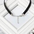 thumbnail image 5 of Simple Black Punk Choker Necklace for women Gothic Leather Chokers Necklaces Popular Party Statement Collar Jewelry ZYN, 5 of 6