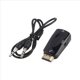 thumbnail image 5 of 3X 1080p Macho A VGA Hembra Adaptador Conversor de Video Cable de Salida de Audio 3.5mm Caliente Negro, 5 of 5