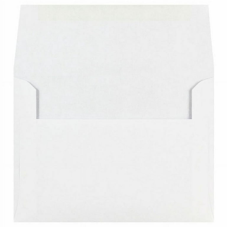 PA Paper Accents Card and Envelope - 4-1/4-inch x 5-1/2-inch - 50 Piece -  White - Craft Warehouse