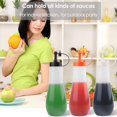 Condiment Squeeze Bottle Sauce Squeeze Squirt Bottle for Kitchen