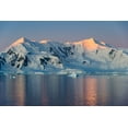 thumbnail image 2 of Su, Keren 18x13 Black Ornate Wood Framed with Double Matting Museum Art Print Titled - Snow covered island in South Atlantic Ocean-Antarctica, 2 of 4