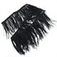 thumbnail image 5 of Flecos de plumas de avestruz auténticas de 10-15 cm (4-6 pulgadas), 1 metro (1 yarda/1 metro), teñidos, para costura, manualidades y bricolaje. Negro, 5 of 8