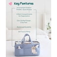 thumbnail image 4 of Organizador de pañales Lily Miles Baby acolchado Baby Breeze, 4 of 9