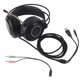 thumbnail image 1 of Auriculares para juegos con cancelación de ruido estéreo potentes graves suaves orejeras sobre la oreja con luz RGB para PS4 PC, 1 of 14