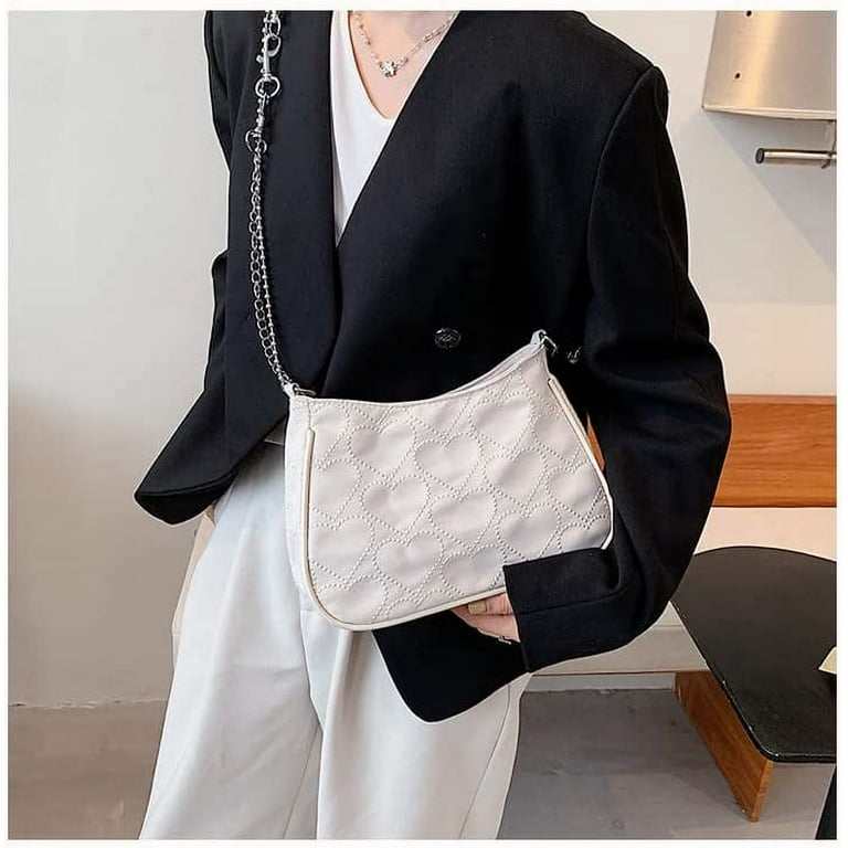 Y2k Purses and Handbags Gothic Grunge Purse Retro Alt Emo Small Shoulder  Bags Clutch Purse with Zipper 90s Fashion Egirl Edgy