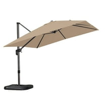 Garden Winds Replacement Canopy Top Cover Compatible with The Purple Leaf 10' Square Umbrella - RipLock 350