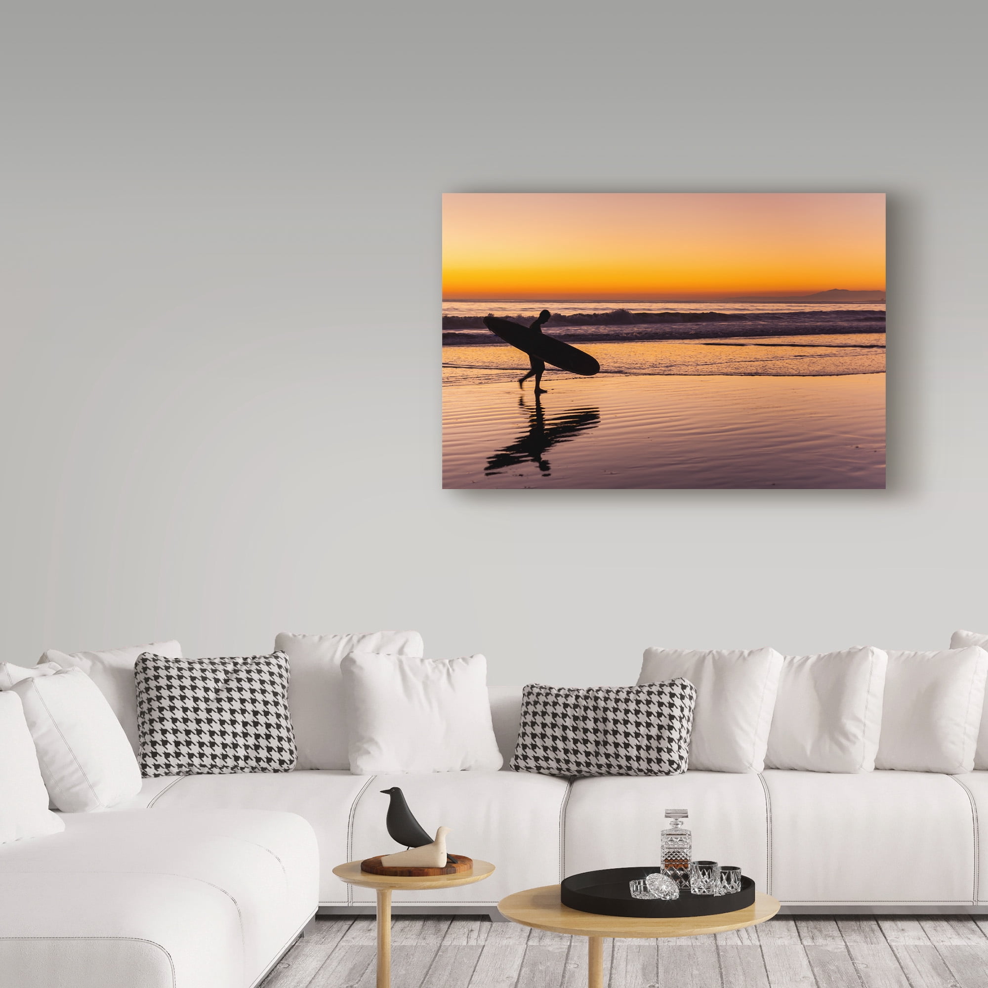 Trademark Fine Art 'Heading Home Surf' Canvas Art by Chris Moyer