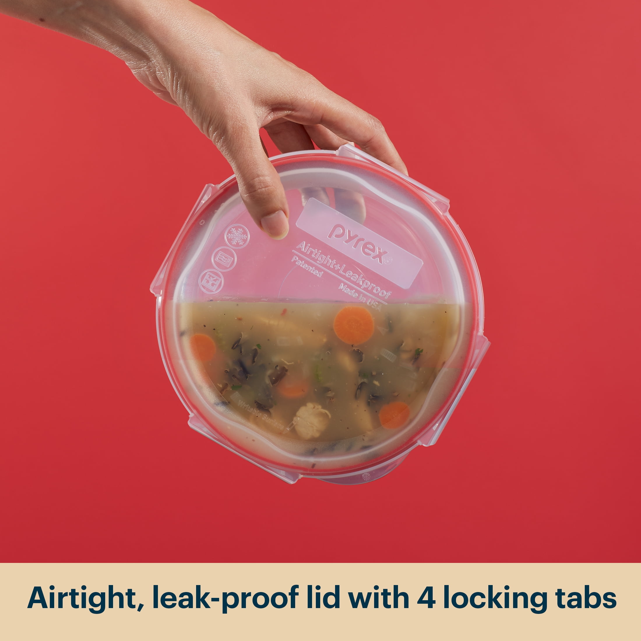 (3 pack) Pyrex® Freshlock 10-pc Glass Storage Set