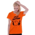 thumbnail image 4 of Split Happens Bowling League Nerd Womens Slim Fit Graphic Tee Brisco Brands M, 4 of 5