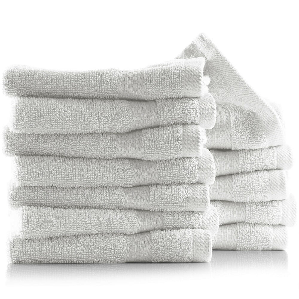 2pcs 100% Cotton Terry Towels Dishcloths Cleaning Towel Car Washing Washcloths 